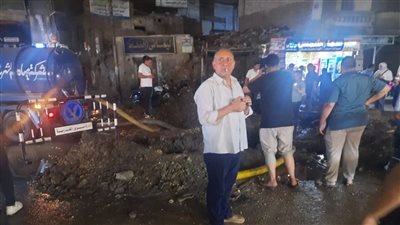 رئيس مياه الغربية: خط مياه الجلاء بالمحلة ضمن خطة الإحلال والتجديد وجارٍ عملية الإصلاح (صور)