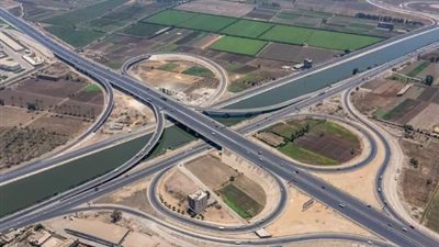 خريطة التحويلات المرورية بالطريق الإقليمى لتنفيذ أعمال رفع الكفاءة والصيانة