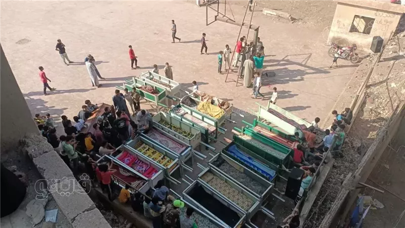 نعوش فارغة، مشهد
