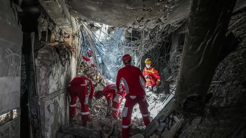 آثار القصف الإسرائيلي