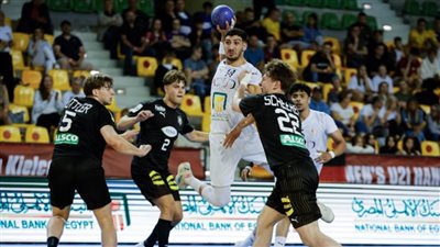 مونديال كرة اليد، مصر تتقدم على ألمانيا في الشوط الأول