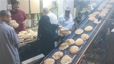 حملة مكبرة علي المخابز في قرية بدواي بالمنصورة (صور)