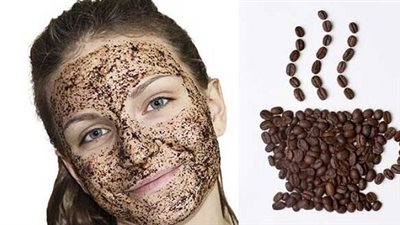 قناع القهوة وزيت جوز الهند لتقشير البشرة بعمق