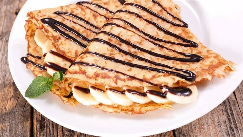 الكريب بالشوكولاتة.فيتو