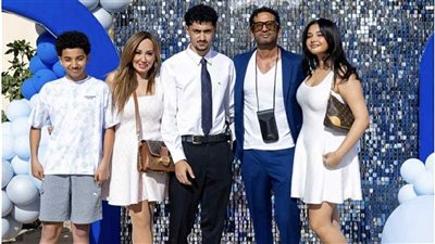 عمرو سعد يحتفل بتخرج ابنه من المدرسة الألمانية: مبروك يا صاحبي عقبال الشهادة الكبيرة