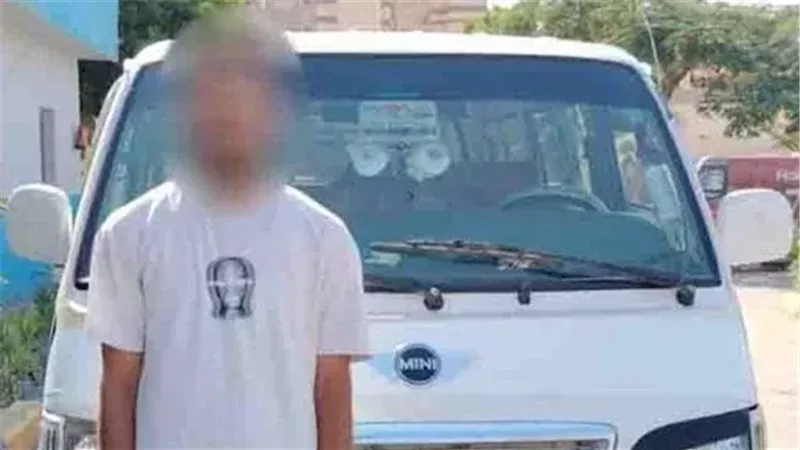ضبط سائق ميكروباص