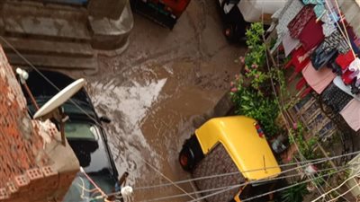 أمطار غزيرة تضرب قري محافظة الدقهلية (صور) 