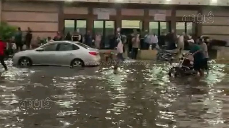 أمطار غزيرة على محافظة