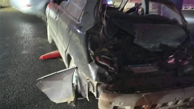 بينهم 3 شقيقات ووالدهن، إصابة 5 أشخاص في تصادم سيارتين ملاكي بطريق جمصة الدولي