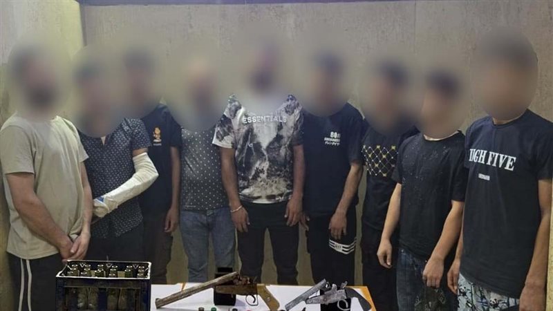 ضبط طرفي مشاجرة بالأسلحة