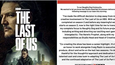 نيل دراكمان ينسحب من كتابة الموسم الثالث من مسلسل THE LAST OF US 