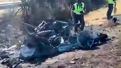 شاهد، موقع حادث تحطم سيارة نجم ليفربول ديوجو جوتا 