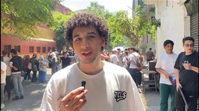 طالب بالثانوية العامة في القاهرة: امتحان الجغرافيا سهل وهجيب 90% (فيديو) 