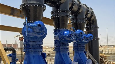 بدء التشغيل التجريبي لمحطة معالجة مياه الصرف الصحي بطريق السخنة