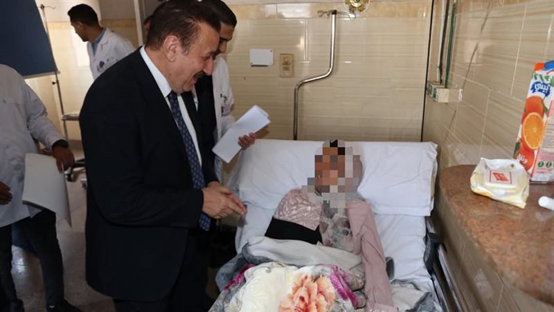 محافظ المنوفية يطمئن