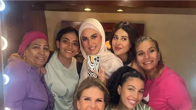 مشاهد تجمع يسرا ودرة وياسمين رئيس في 