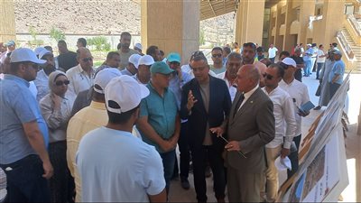 وفد محلية النواب يتفقد مشروع التجلى الأعظم بمدينة سانت كاترين