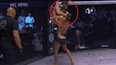 المقاتل المصري الدفراوي يقهر الإيطالي ميشيلي بحركة 