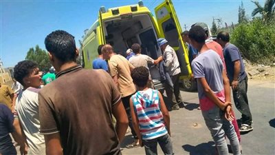 مصرع وإصابة 3 أشخاص في حادث على طريق كفر الغاب بدمياط