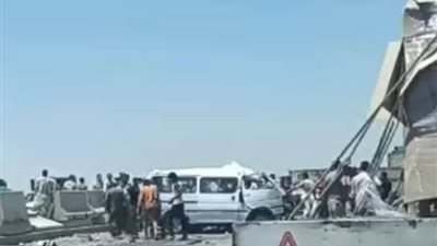 كارثة جديدة على الطريق الإقليمي، مصرع 6 أشخاص وإصابة 10 في حادث مروع بمنشأة القناطر  