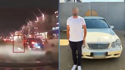القبض على قائد سيارة دهس فتاة أثناء عبورها الطريق بأكتوبر (فيديو)