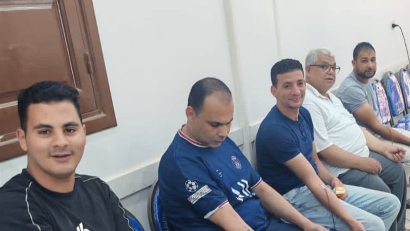 تنفيذ حملة للتبرع