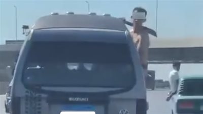 التفاصيل الكاملة لواقعة شاب يحمل سيفًا ويهدد المارة على طريق الإسكندرية الصحراوي (فيديو) 