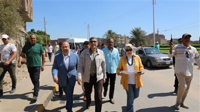 محافظ الجيزة يتفقد مشروعات الطرق بمراكز أوسيم ومنشأة القناطر 