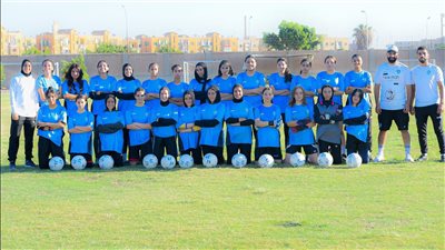 فريق سيدات غزل المحلة يخوض أول مران له استعدادا للموسم الجديد (صور)