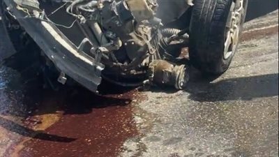 إصابة عدد من الأشخاص في حادث تصادم أتوبيس بسيارة ملاكي بالشيخ زايد 