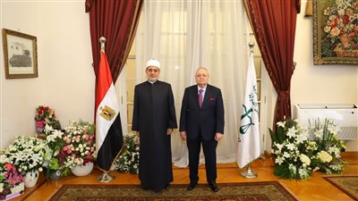 رئيس مجلس الدولة يستقبل مفتي الجمهورية لتهنئته بتولي المنصب