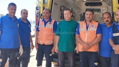 الدفع بسيارات إسعاف إلى حادث معدية دشنا في قنا (صور)