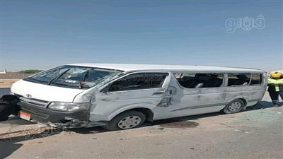 8 مصابين في حادث تصادم بالشرقية 