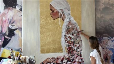 للمرة الثالثة، فنانة فنلندية تتهم مها الصغير بسرقة أعمالها وتشويه معانيها الفنية