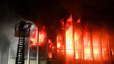 النيابة تأمر بتشريح جثث شهداء حريق سنترال رمسيس