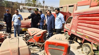 محافظ أسيوط يوجه بفحص المركبات المُعدة للتكهين بوحدة إطفاء بني غالب للاستفادة منها (صور) 