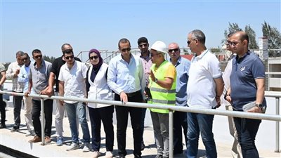 نائب محافظ البحيرة يتفقد مشروعات مياه الشرب والصرف بمركز بدر (صور)