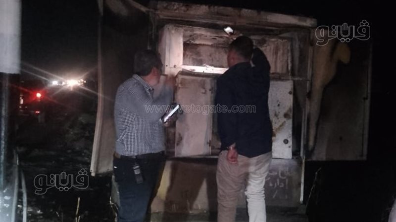 حريق محول كهرباء،