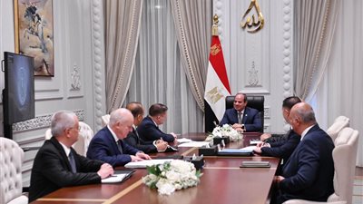  السيسي يتابع تطورات إنشاء المحطة النووية بالضبعة (فيديو)