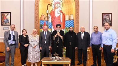رئيس البنك الزراعي يلتقي البابا تواضروس لتعزيز التعاون والتوسع في تمويل مشروعات الأديرة