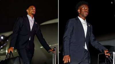 بعد أزمة العاصفة الرعدية، أول صور لوصول طائرة ريال مدريد إلى نيويورك