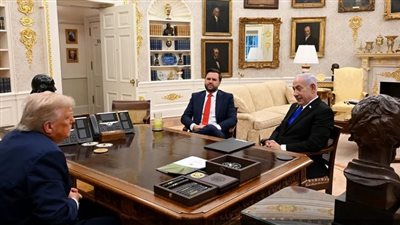 اجتماع ساعة ونصف، ماذا دار بين ترامب ونتنياهو؟