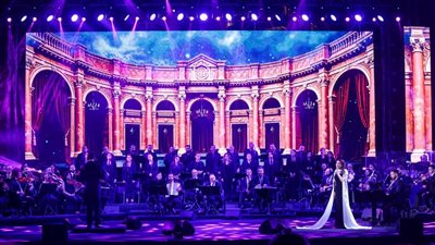 بصوت لبناني يصل إلى غزة، ماجدة الرومي تفتتح 