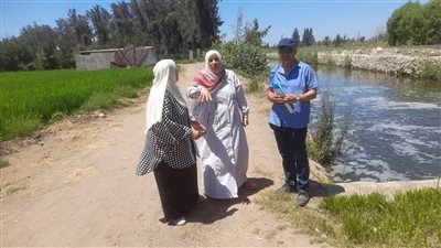 جولة ميدانية لمساعد وزير الري لمتابعة أعمال التطهيرات وحالة الترع بالغربية