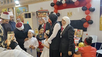 أنشطة متميزة للأطفال بجناح الأزهر بمعرض مكتبة الإسكندرية