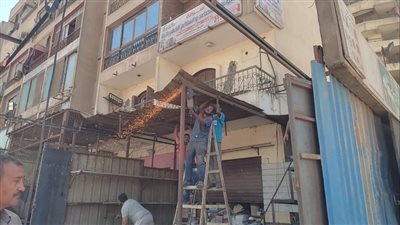 استمرار الحملة المكبرة لرفع الإشغالات بشارع مساكن الياسمين في شبرا الخيمة 