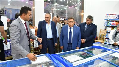 بأسعار تقل 15%، محافظ الدقهلية يفتتح أسواق مستقبل مصر ببلقاس