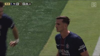 فابيان رويز يسجل الهدف الأول لسان جيرمان في شباك ريال مدريد