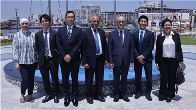 رئيس هيئة قناة السويس يبحث مع السفير الياباني التعاون في مجالات التدريب والتسويق (صور)