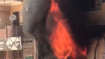 السيطرة على حريق بمعرض أثاث أسفل برج سكني بالإسماعيلية